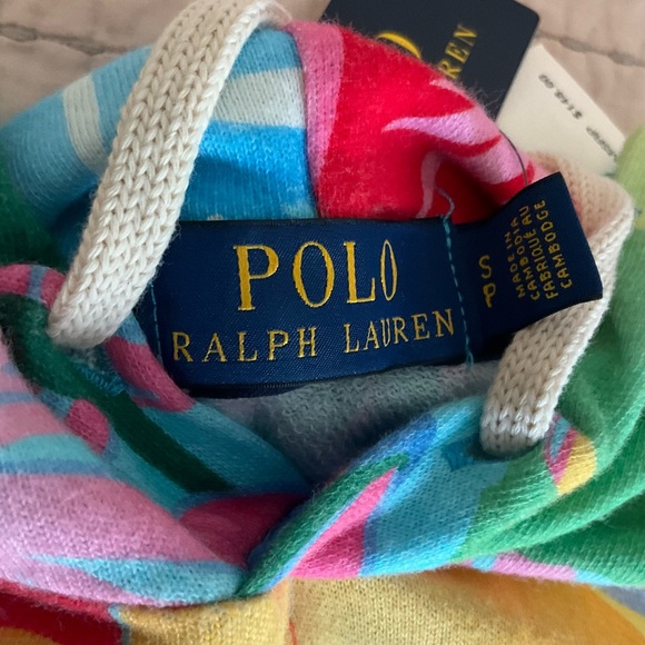 Polo Ralph Lauren Floral Print Hoodie Mens size Small - Picture 6 of 10